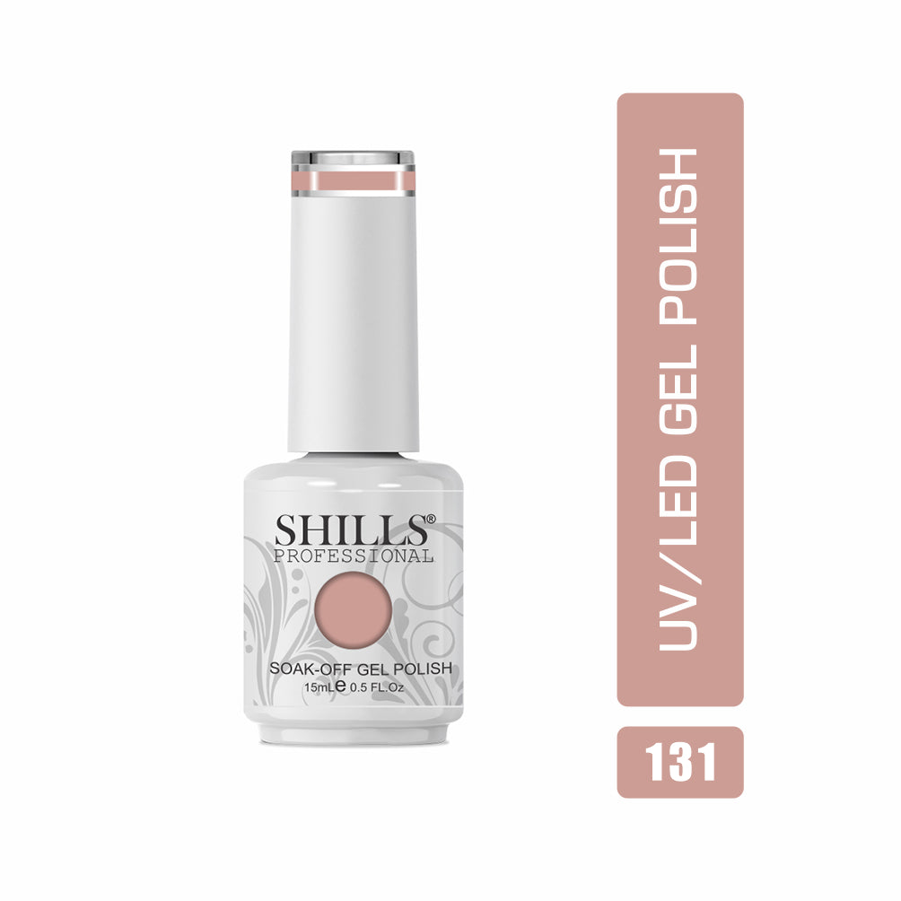 Shills Professional Gel Polish 15ml Long-Lasting UV/LED Soak-Off Nail Gel Color for Salon & Home Use (Shade - 131)