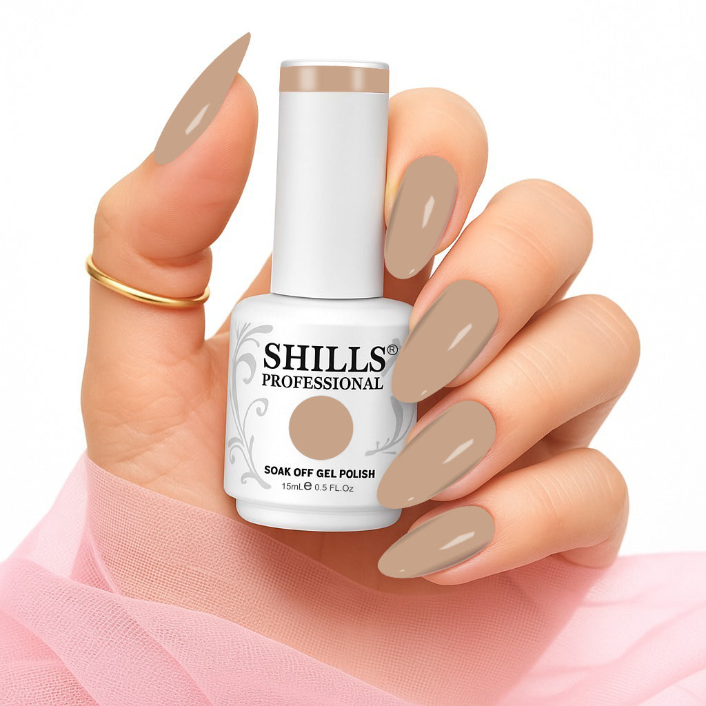 Shills Professional Gel Polish 15ml Long-Lasting UV/LED Soak-Off Nail Gel Color for Salon & Home Use (Shade - 133)