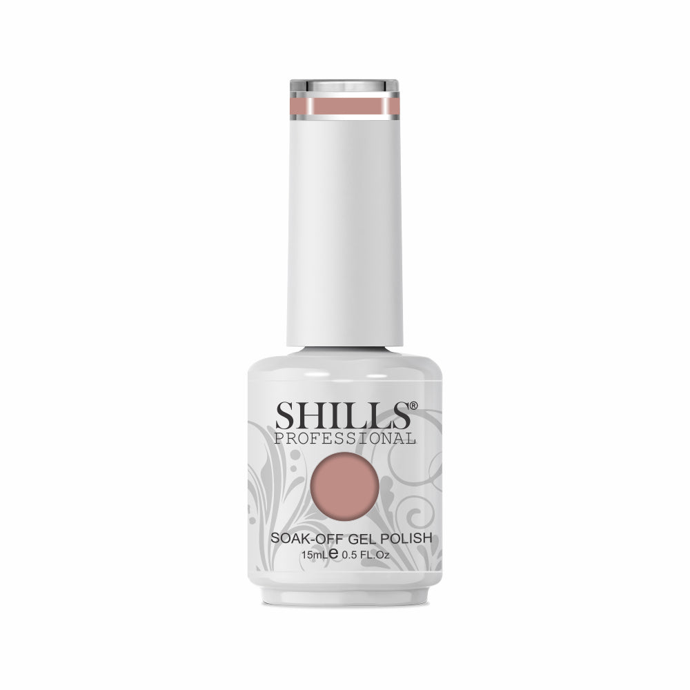 Shills Professional Gel Polish 15ml Long-Lasting UV/LED Soak-Off Nail Gel Color for Salon & Home Use (Shade - 136)