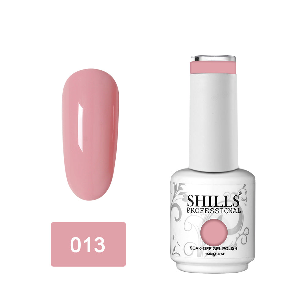 Shills Professional Gel Polish 15ml Long-Lasting UV/LED Soak-Off Nail Gel Color for Salon & Home Use (Shade - 13)