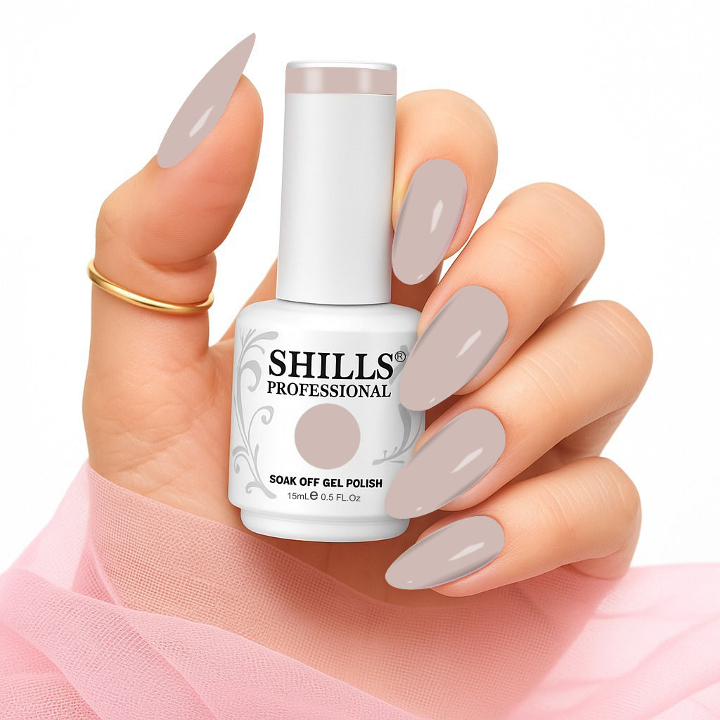 Shills Professional Gel Polish 15ml Long-Lasting UV/LED Soak-Off Nail Gel Color for Salon & Home Use (Shade - 141)