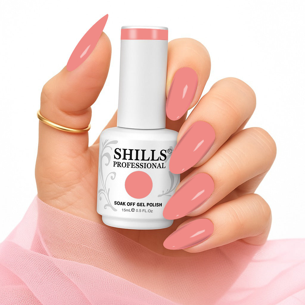 Shills Professional Gel Polish 15ml Long-Lasting UV/LED Soak-Off Nail Gel Color for Salon & Home Use (Shade - 145)