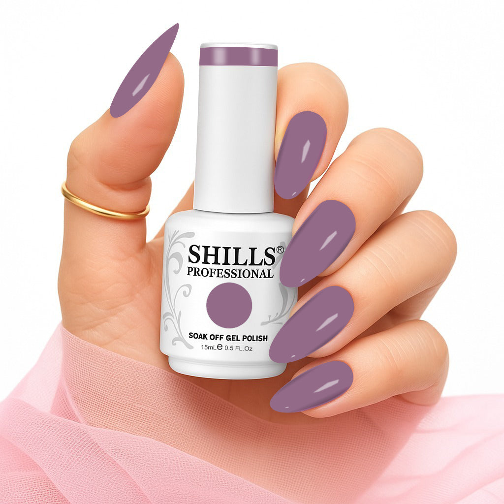 Shills Professional Gel Polish 15ml Long-Lasting UV/LED Soak-Off Nail Gel Color for Salon & Home Use (Shade - 148)