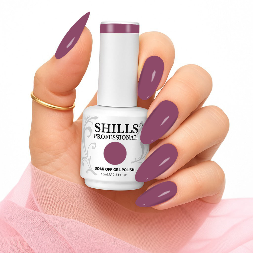Shills Professional Gel Polish 15ml Long-Lasting UV/LED Soak-Off Nail Gel Color for Salon & Home Use (Shade - 149)