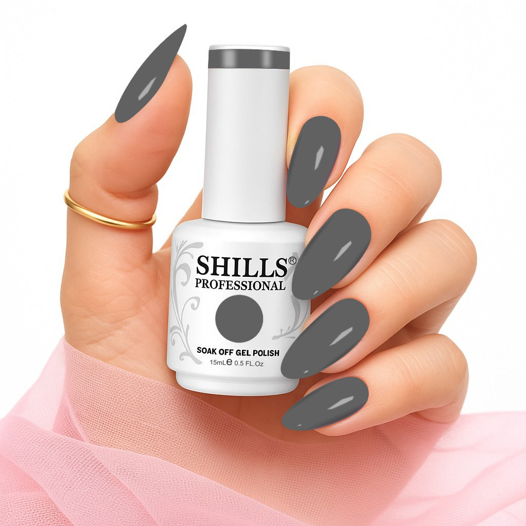 Shills Professional Gel Polish 15ml Long-Lasting UV/LED Soak-Off Nail Gel Color for Salon & Home Use (Shade - 162)