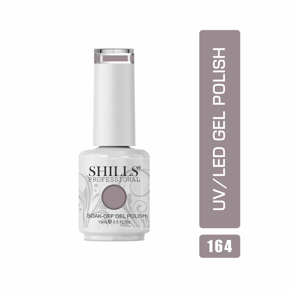 Shills Professional Gel Polish 15ml Long-Lasting UV/LED Soak-Off Nail Gel Color for Salon & Home Use (Shade - 164)