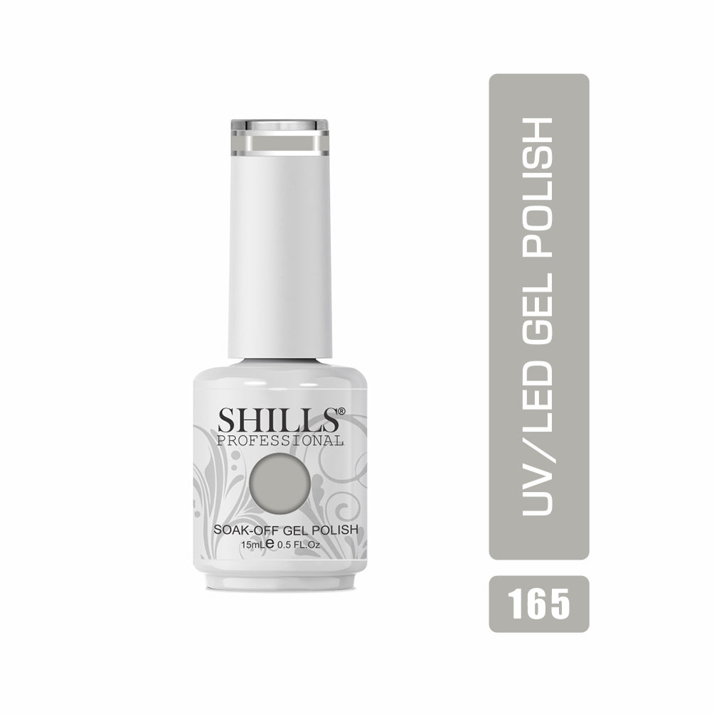 Shills Professional Gel Polish 15ml Long-Lasting UV/LED Soak-Off Nail Gel Color for Salon & Home Use (Shade - 165)