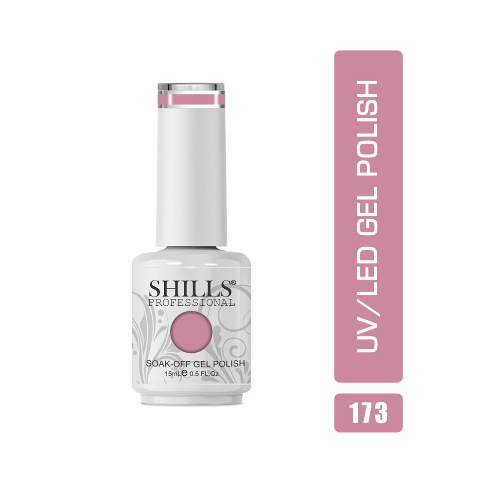 Shills Professional Gel Polish 15ml Long-Lasting UV/LED Soak-Off Nail Gel Color for Salon & Home Use (Shade - 173)