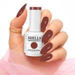 image, Shills Professional Gel Polish 15ml Long-Lasting UV/LED Soak-Off Nail Gel Color for Salon &amp; Home Use (Shade - 180)
