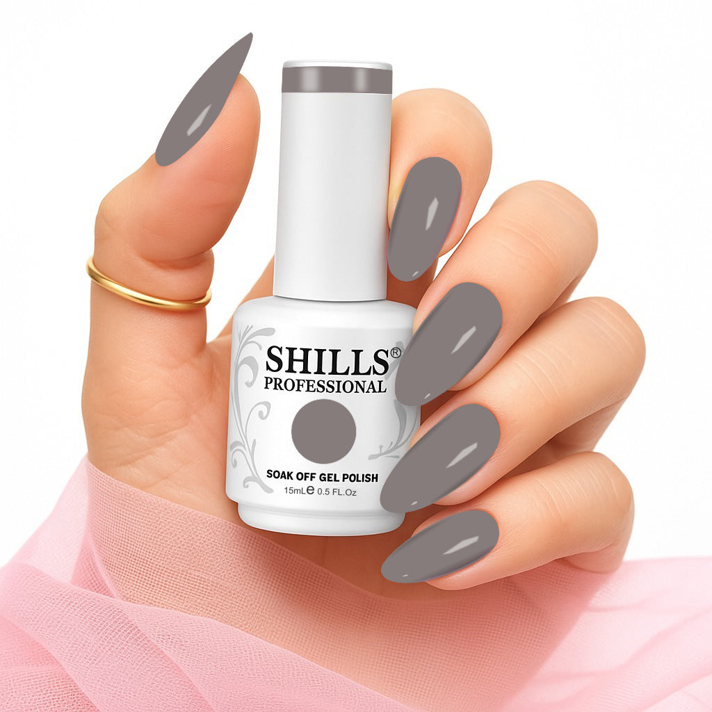 Shills Professional Gel Polish 15ml Long-Lasting UV/LED Soak-Off Nail Gel Color for Salon & Home Use (Shade - 182)