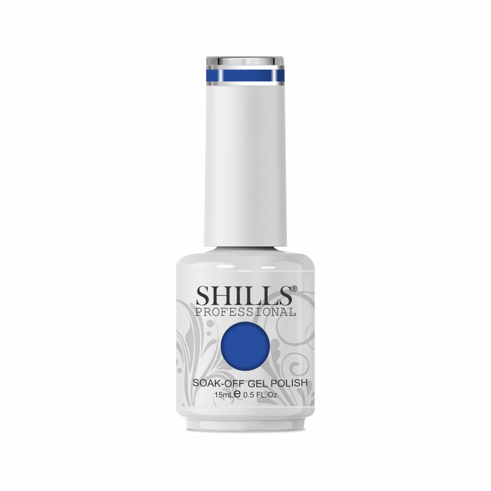 Shills Professional Gel Polish 15ml Long-Lasting UV/LED Soak-Off Nail Gel Color for Salon & Home Use (Shade - 186)