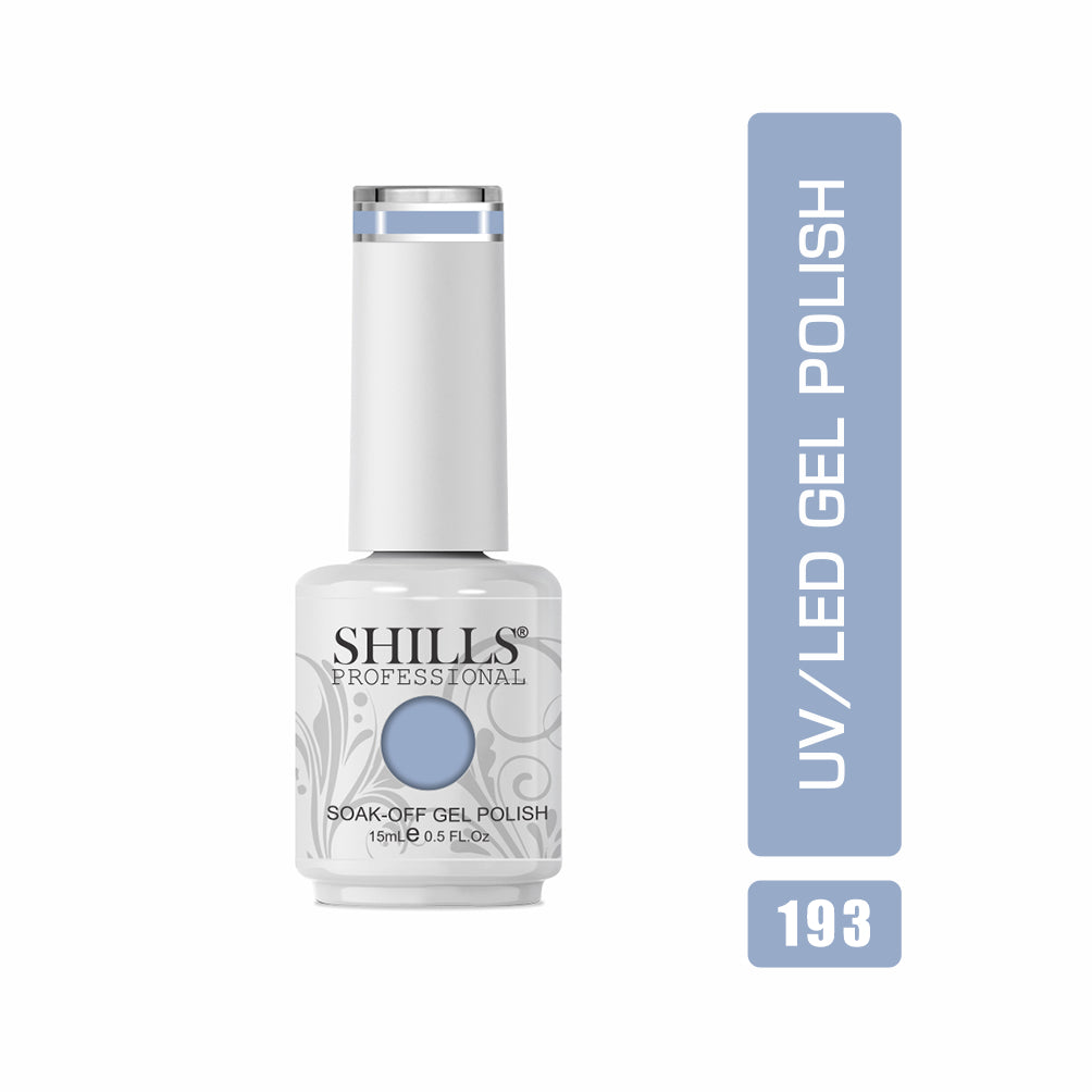 Shills Professional Gel Polish 15ml Long-Lasting UV/LED Soak-Off Nail Gel Color for Salon & Home Use (Shade - 193)