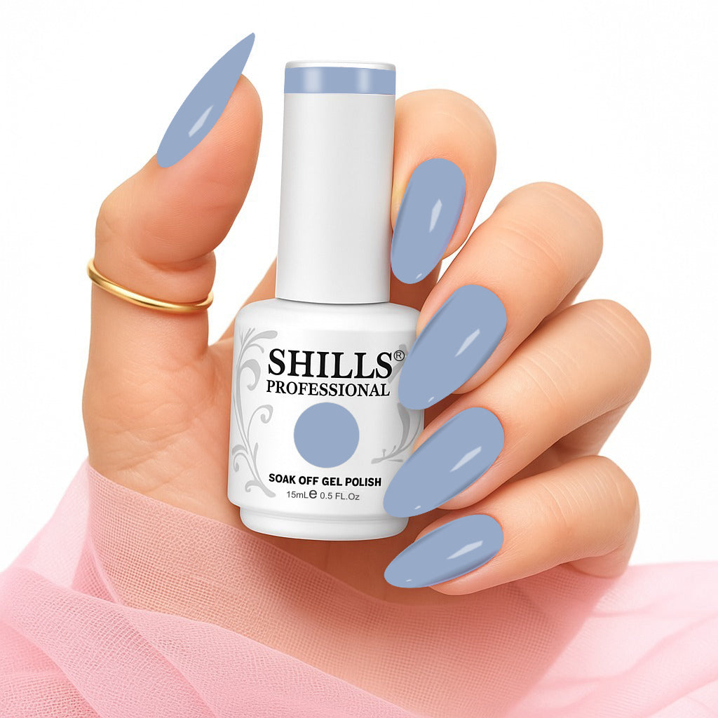Shills Professional Gel Polish 15ml Long-Lasting UV/LED Soak-Off Nail Gel Color for Salon & Home Use (Shade - 193)
