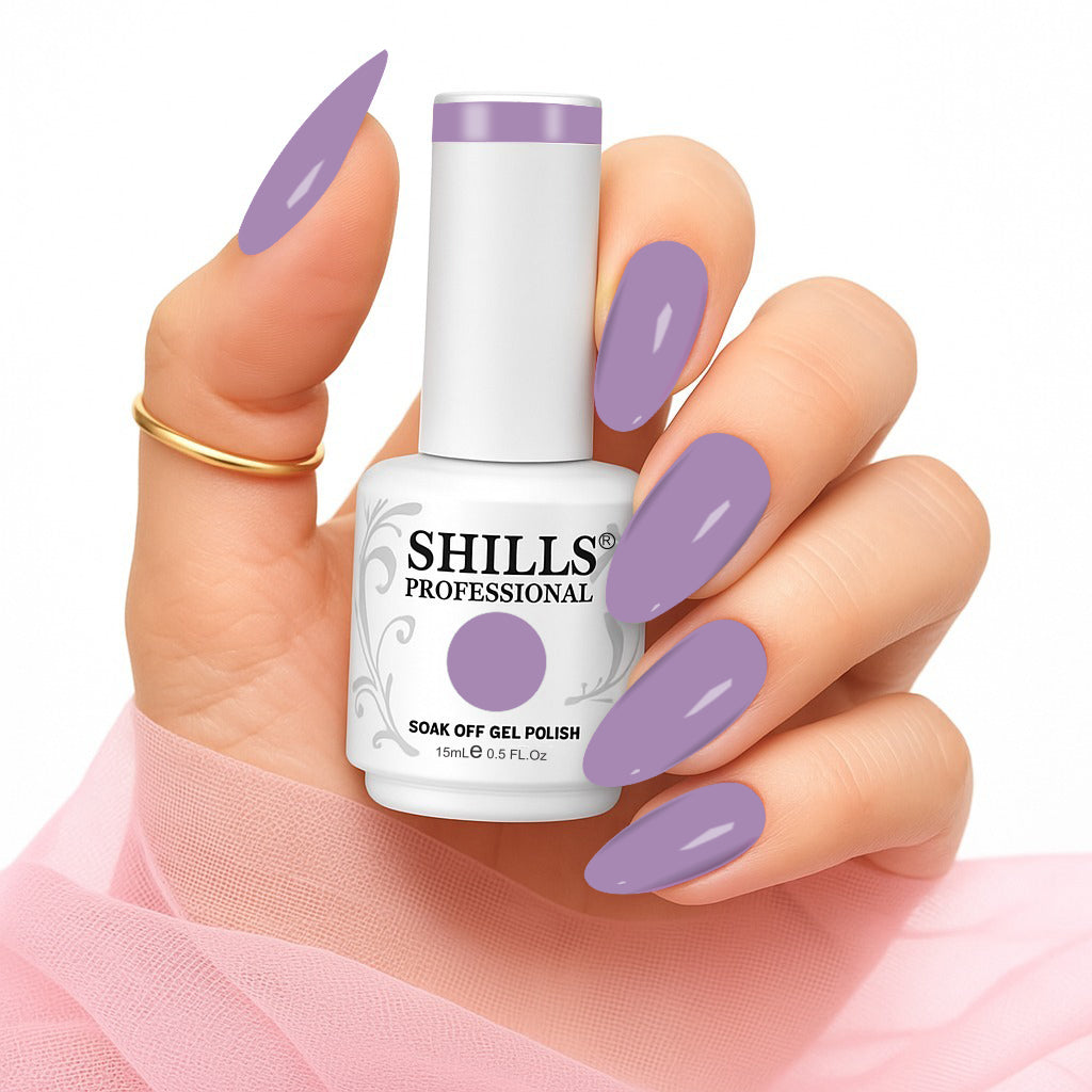 Shills Professional Gel Polish 15ml Long-Lasting UV/LED Soak-Off Nail Gel Color for Salon & Home Use (Shade - 199)