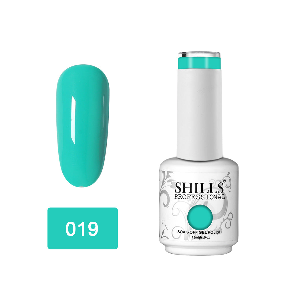 Shills Professional Gel Polish 15ml Long-Lasting UV/LED Soak-Off Nail Gel Color for Salon & Home Use (Shade - 19)
