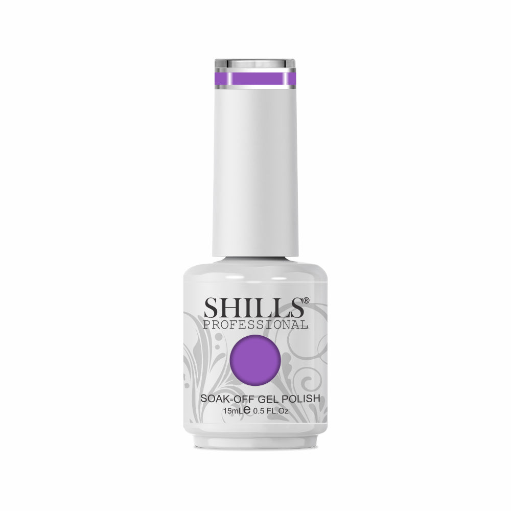 Shills Professional Gel Polish 15ml Long-Lasting UV/LED Soak-Off Nail Gel Color for Salon & Home Use (Shade - 201)