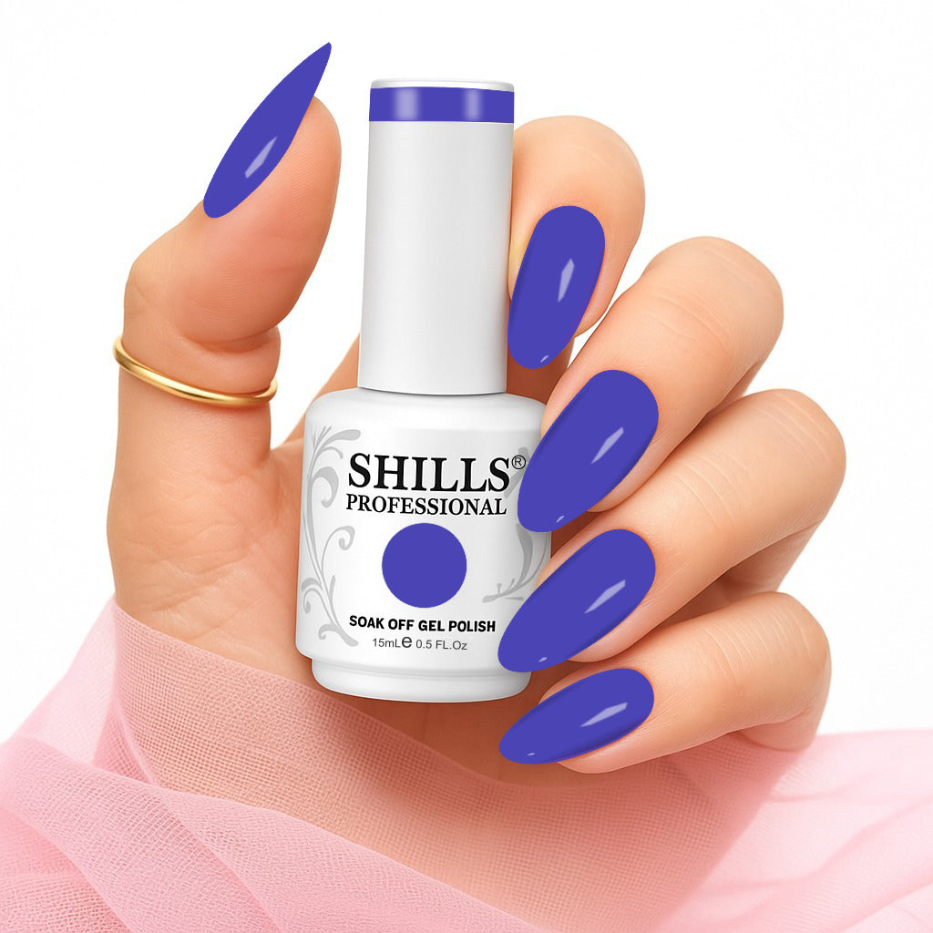 Shills Professional Gel Polish 15ml Long-Lasting UV/LED Soak-Off Nail Gel Color for Salon & Home Use (Shade - 202)