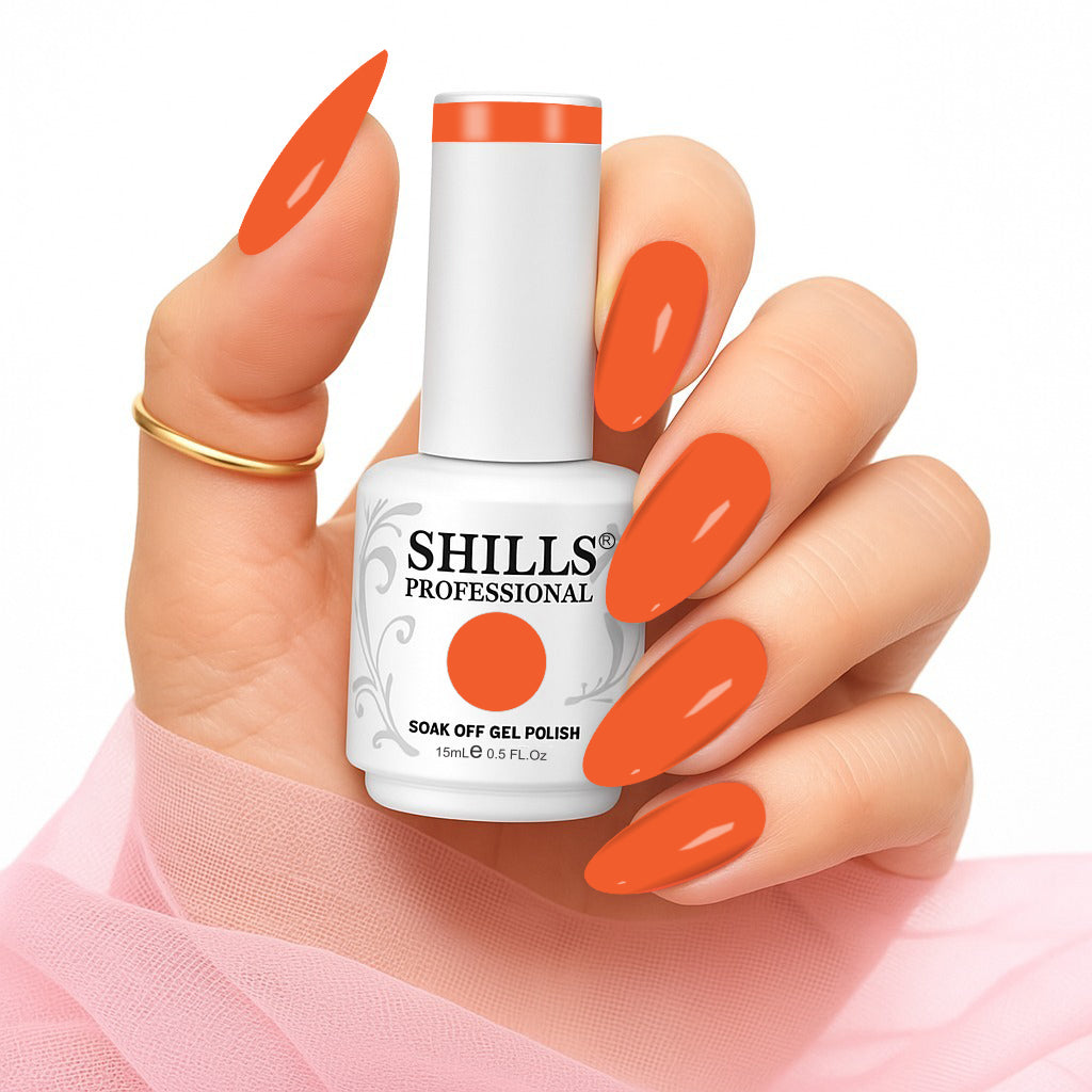Shills Professional Gel Polish 15ml Long-Lasting UV/LED Soak-Off Nail Gel Color for Salon & Home Use (Shade - 207)