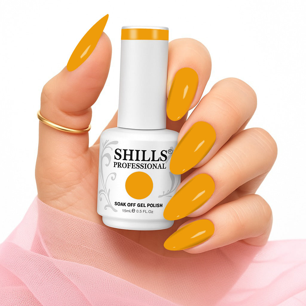 Shills Professional Gel Polish 15ml Long-Lasting UV/LED Soak-Off Nail Gel Color for Salon & Home Use (Shade - 209)