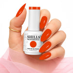 image, Shills Professional Gel Polish 15ml Long-Lasting UV/LED Soak-Off Nail Gel Color for Salon &amp; Home Use (Shade - 214)
