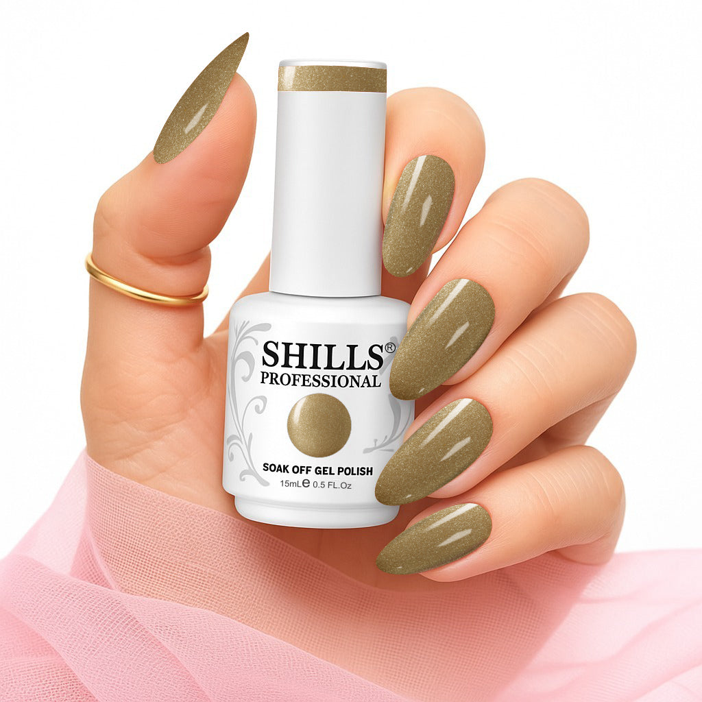 Shills Professional Gel Polish 15ml Long-Lasting UV/LED Soak-Off Nail Gel Color for Salon & Home Use (Shade - 219)