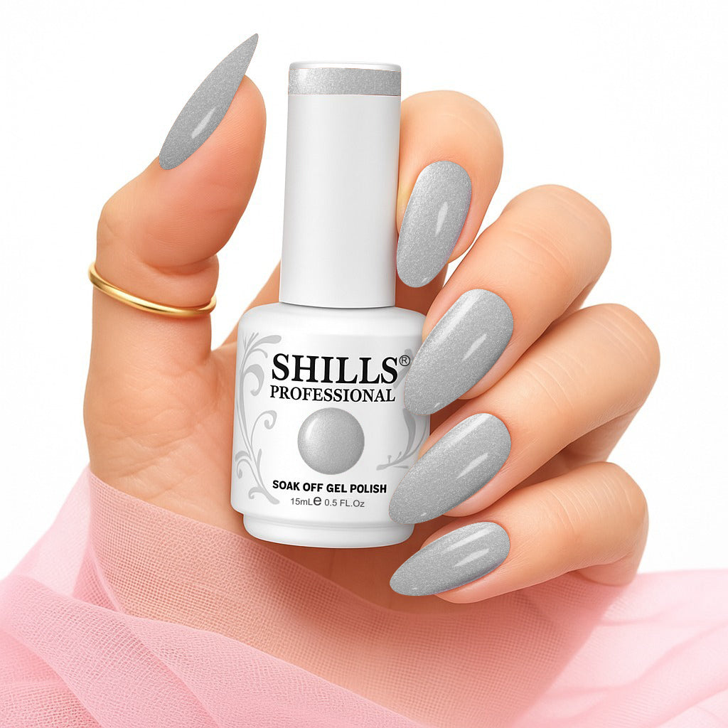 Shills Professional Gel Polish 15ml Long-Lasting UV/LED Soak-Off Nail Gel Color for Salon & Home Use (Shade 225)