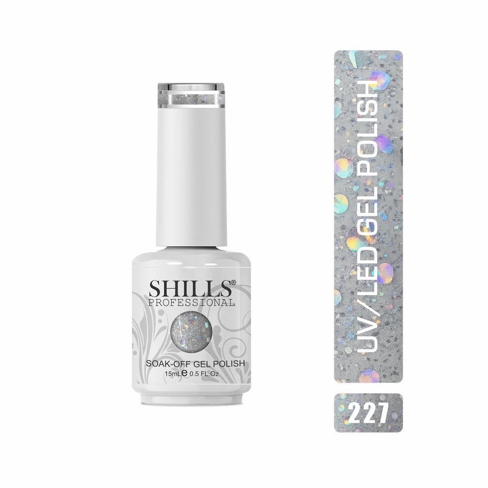 Shills Professional Gel Polish 15ml Long-Lasting UV/LED Soak-Off Nail Gel Color for Salon & Home Use (Shade - 227)