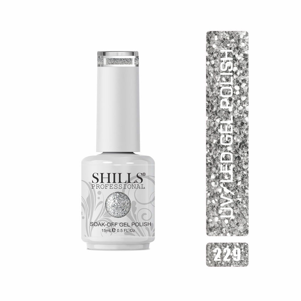Shills Professional Gel Polish 15ml Long-Lasting UV/LED Soak-Off Nail Gel Color for Salon & Home Use (Shade - 229)