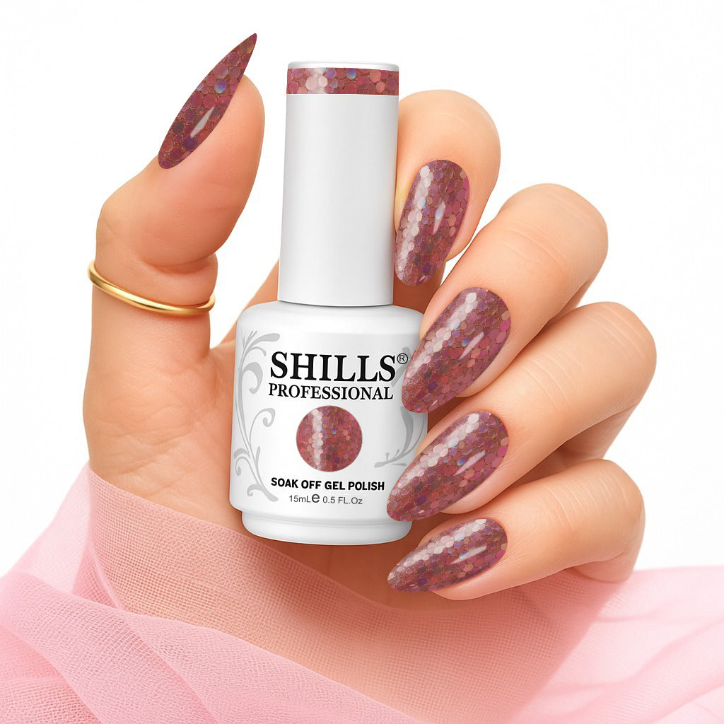 Shills Professional Gel Polish 15ml Long-Lasting UV/LED Soak-Off Nail Gel Color for Salon & Home Use (Shade - 237)