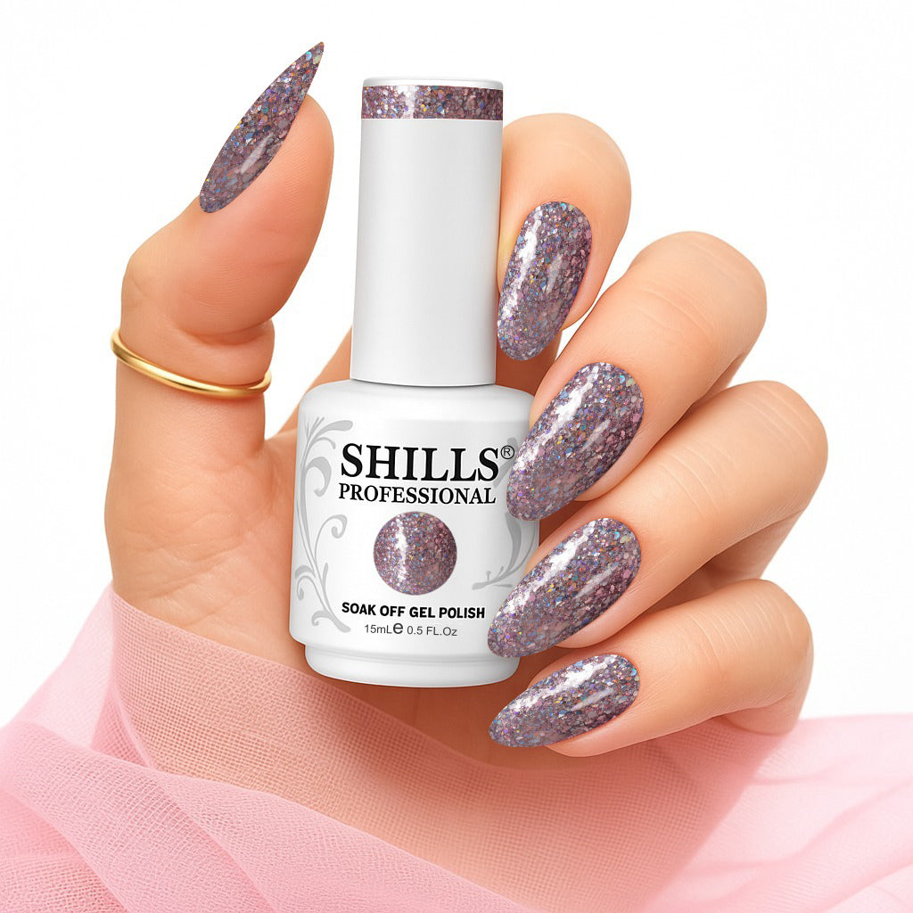 Shills Professional Gel Polish 15ml Long-Lasting UV/LED Soak-Off Nail Gel Color for Salon & Home Use (Shade - 238)
