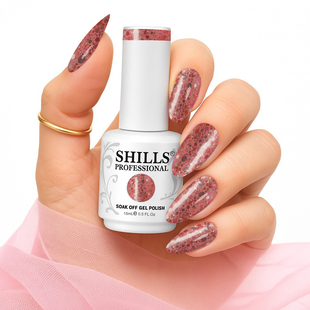 Shills Professional Gel Polish 15ml Long-Lasting UV/LED Soak-Off Nail Gel Color for Salon & Home Use (Shade - 239)