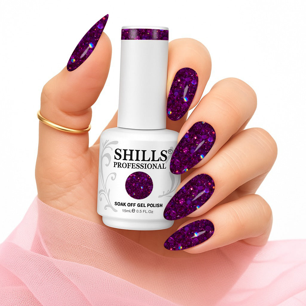 Shills Professional Gel Polish 15ml Long-Lasting UV/LED Soak-Off Nail Gel Color for Salon & Home Use (Shade - 261)