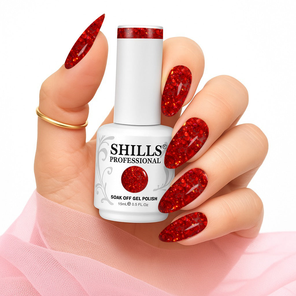 Shills Professional Gel Polish 15ml Long-Lasting UV/LED Soak-Off Nail Gel Color for Salon & Home Use (Shade - 262)