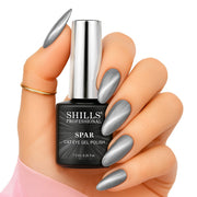 Shills Professional Spar Cat Eye Gel Polish | Magnetic Cat Eye Effect | Long-Lasting UV/LED Gel | Safe Formula (Shade - 286)