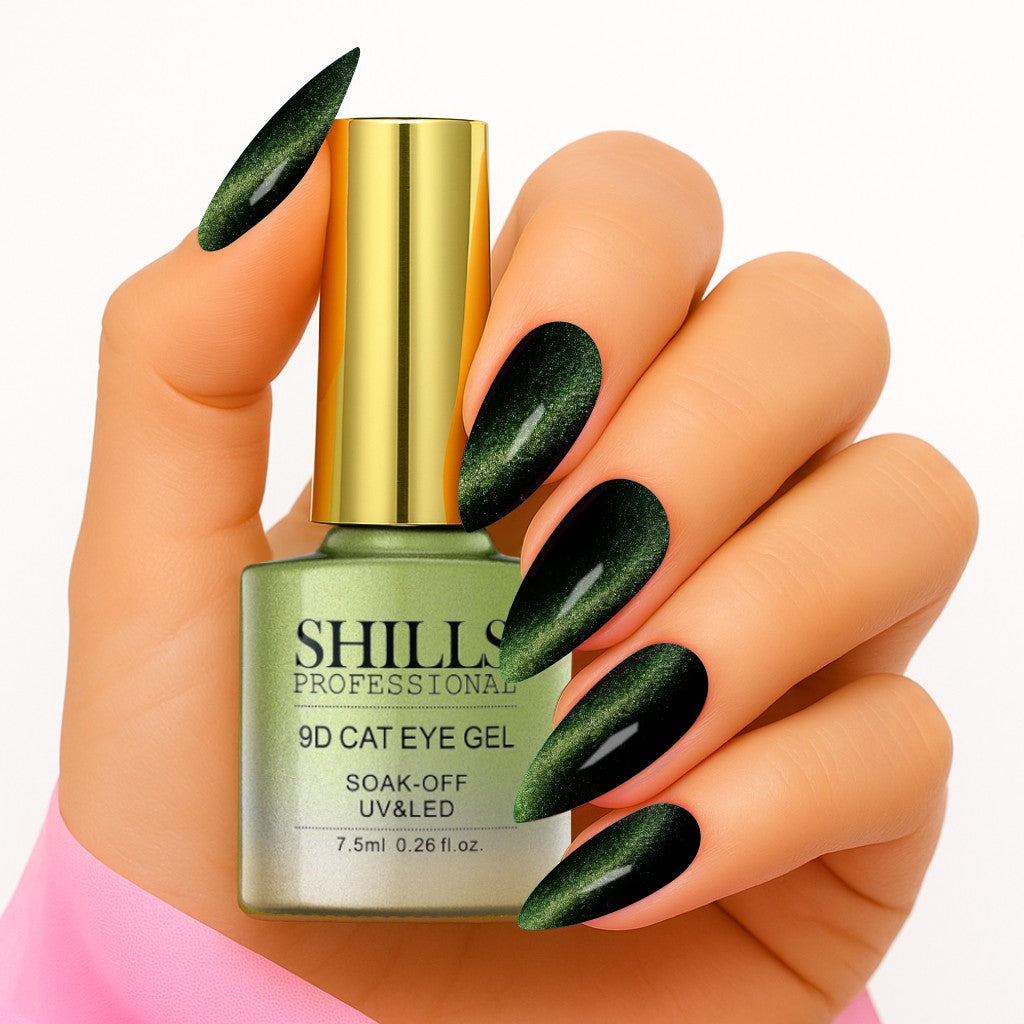 Shills Professional 9D Cat Eye Gel Polish – Magnetic Chameleon Gel for UV/LED Nails (Shade-309)