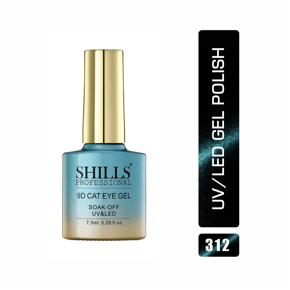 Shills Professional 9D Cat Eye Gel Polish – Magnetic Chameleon Gel for UV/LED Nails (Shade-312)