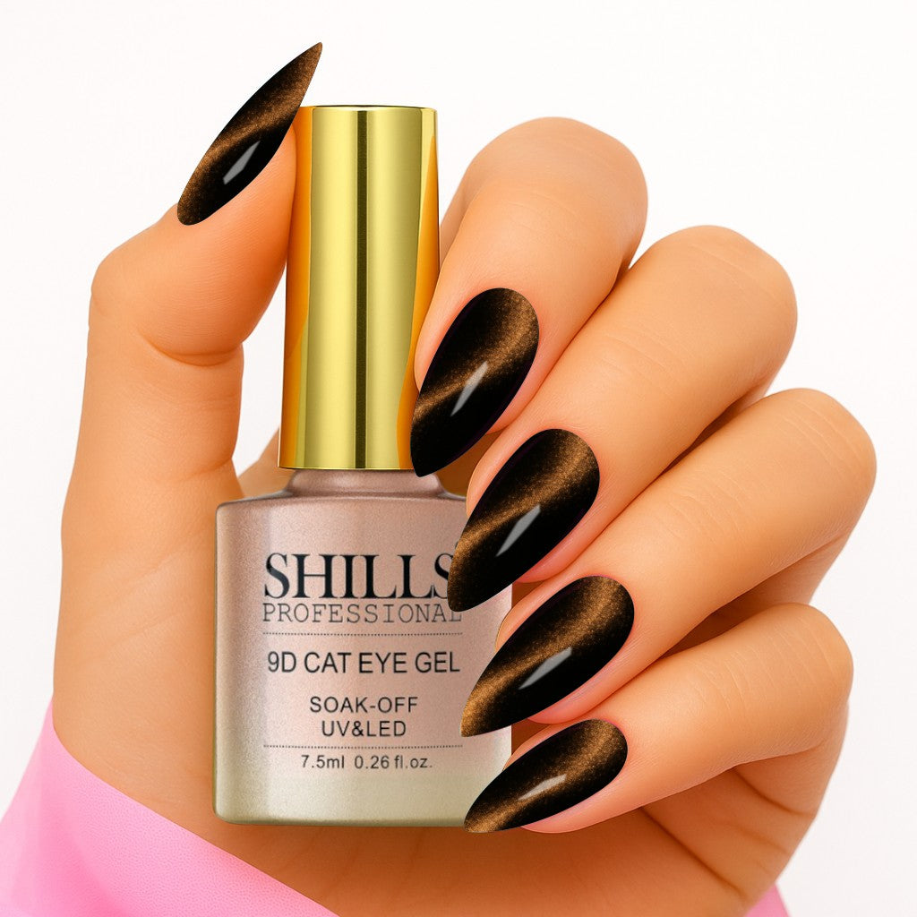 Shills Professional 9D Cat Eye Gel Polish – Magnetic Chameleon Gel for UV/LED Nails (Shade-313)