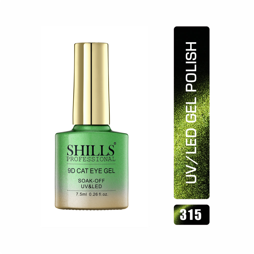 Shills Professional 9D Cat Eye Gel Polish – Magnetic Chameleon Gel for UV/LED Nails (Shade-315)