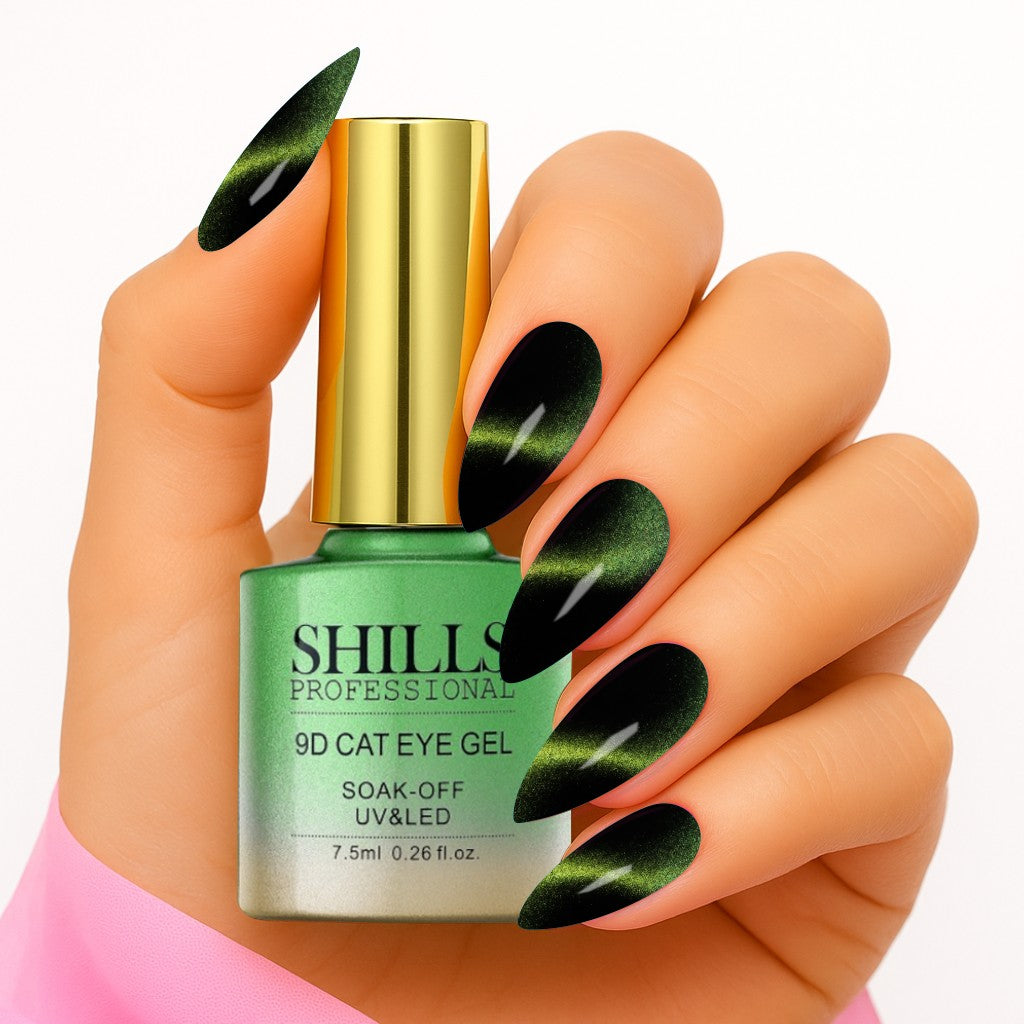 Shills Professional 9D Cat Eye Gel Polish – Magnetic Chameleon Gel for UV/LED Nails (Shade-315)