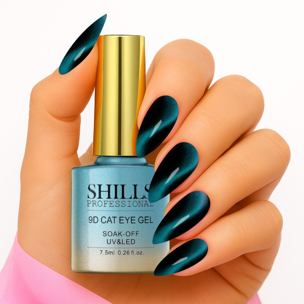 Shills Professional 9D Cat Eye Gel Polish – Magnetic Chameleon Gel for UV/LED Nails (Shade-316)