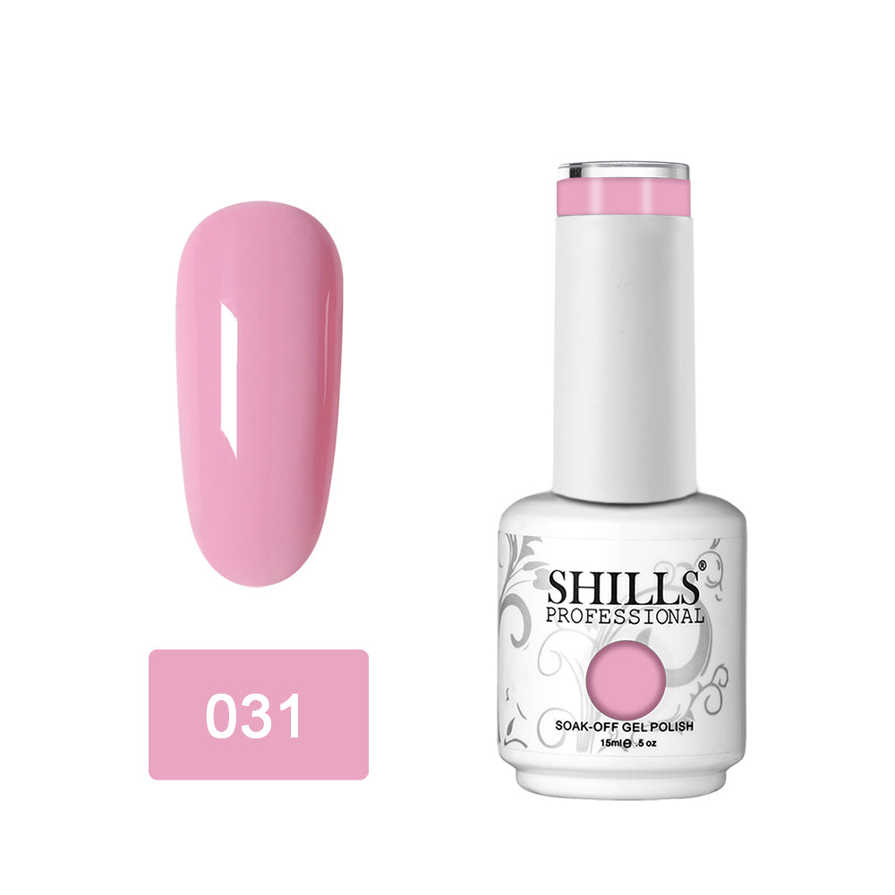 Shills Professional Gel Polish 15ml Long-Lasting UV/LED Soak-Off Nail Gel Color for Salon & Home Use (Shade - 31)