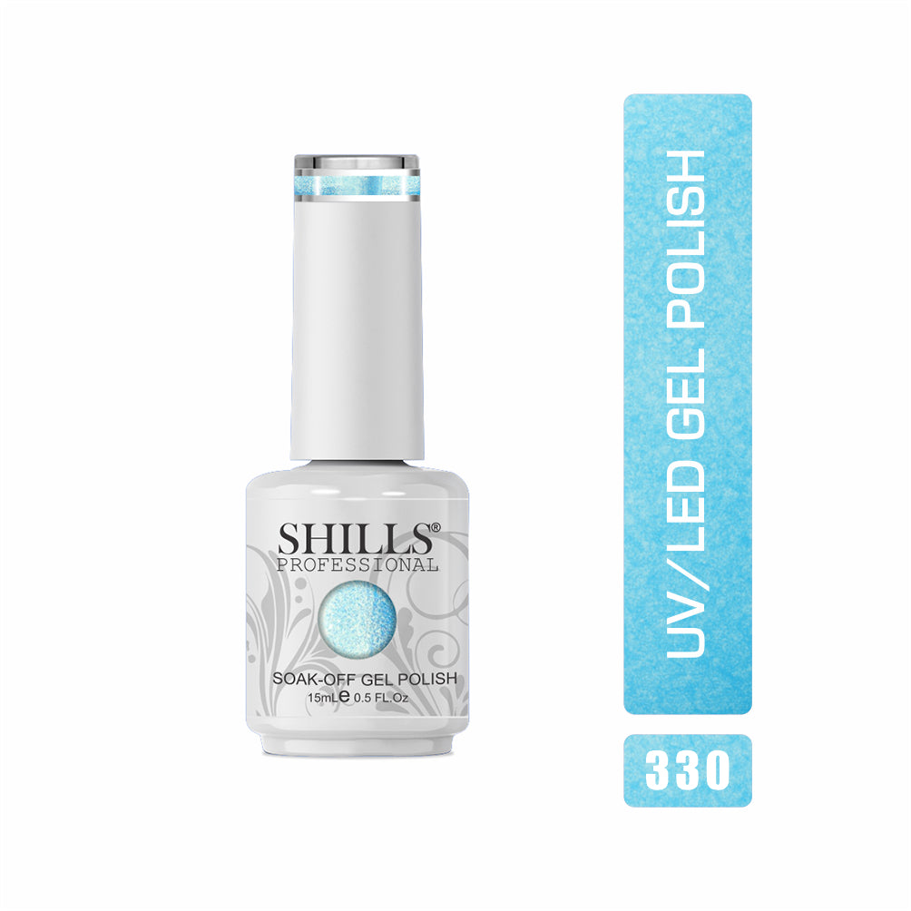 Shills Professional Pearl Gel Polish - Shimmering Pearl Finish for Your Nails | Long-Lasting UV/LED Gel Polish (Shade - 330)