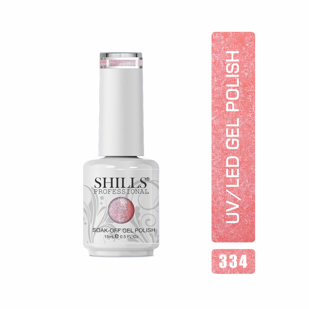 Shills Professional Pearl Gel Polish — Shimmering Pearl Finish for Your Nails | Long-Lasting UV/LED Gel Polish (Shade - 334)