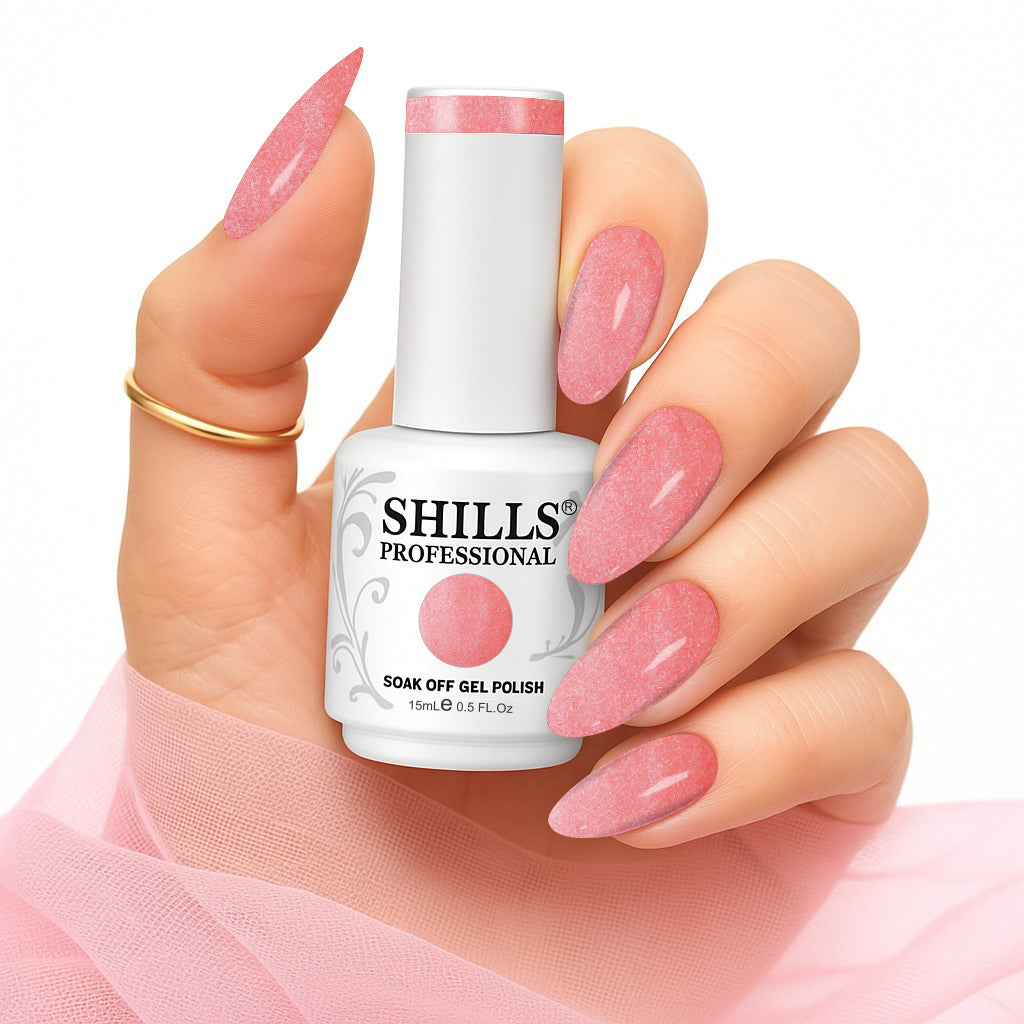 Shills Professional Pearl Gel Polish — Shimmering Pearl Finish for Your Nails | Long-Lasting UV/LED Gel Polish (Shade - 334)