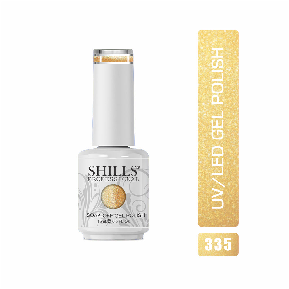 Shills Professional Pearl Gel Polish — Shimmering Pearl Finish for Your Nails | Long-Lasting UV/LED Gel Polish (Shade - 335)