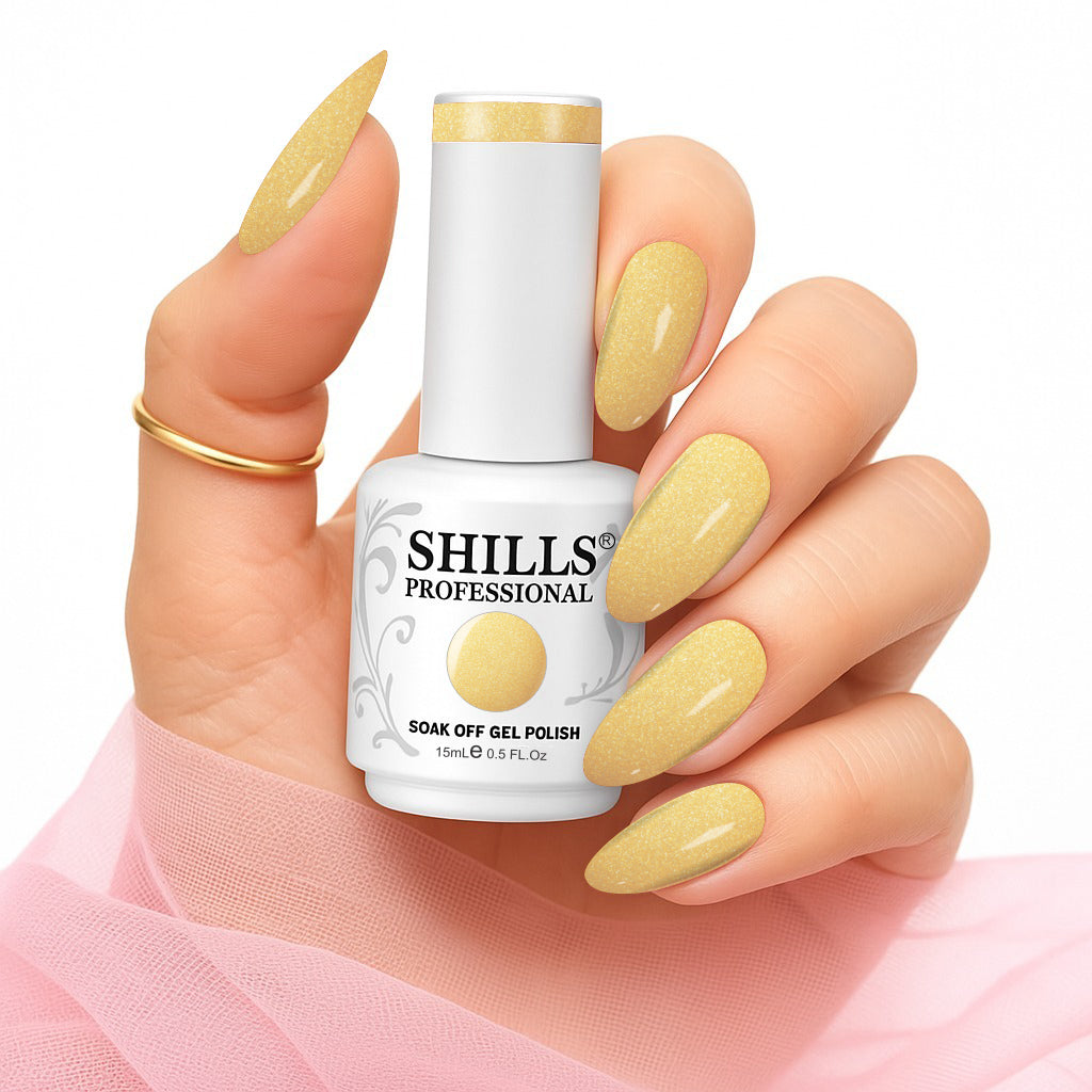 Shills Professional Pearl Gel Polish — Shimmering Pearl Finish for Your Nails | Long-Lasting UV/LED Gel Polish (Shade - 335)