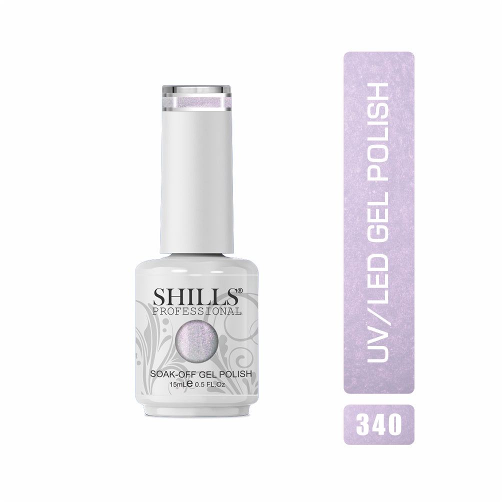 Shills Professional Pearl Gel Polish — Shimmering Pearl Finish for Your Nails | Long-Lasting UV/LED Gel Polish (Shade - 340)