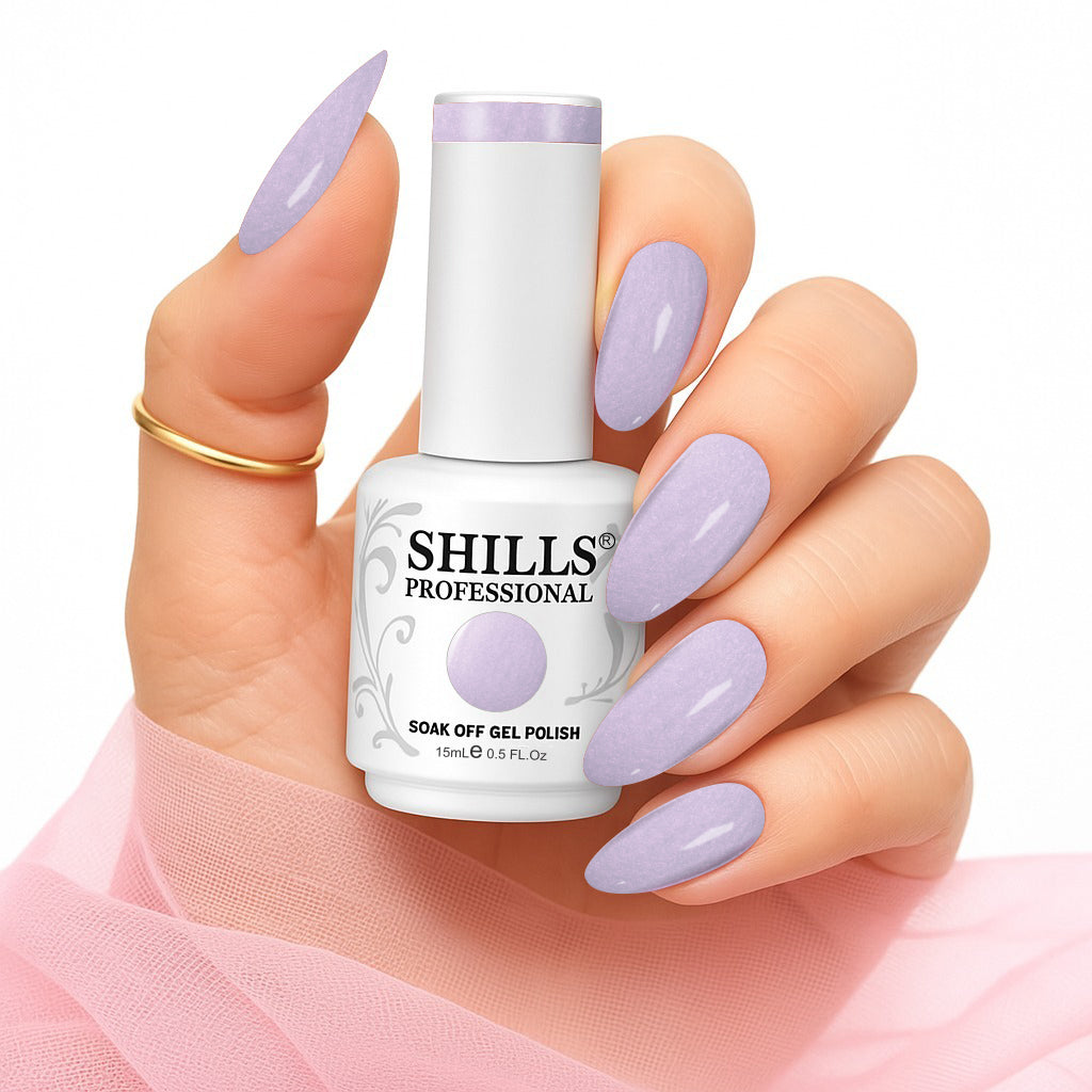 Shills Professional Pearl Gel Polish — Shimmering Pearl Finish for Your Nails | Long-Lasting UV/LED Gel Polish (Shade - 340)