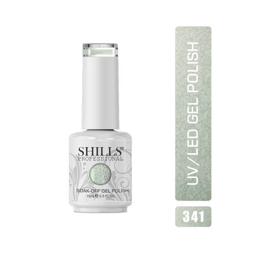 Shills Professional Pearl Gel Polish — Shimmering Pearl Finish for Your Nails | Long-Lasting UV/LED Gel Polish (Shade - 341)