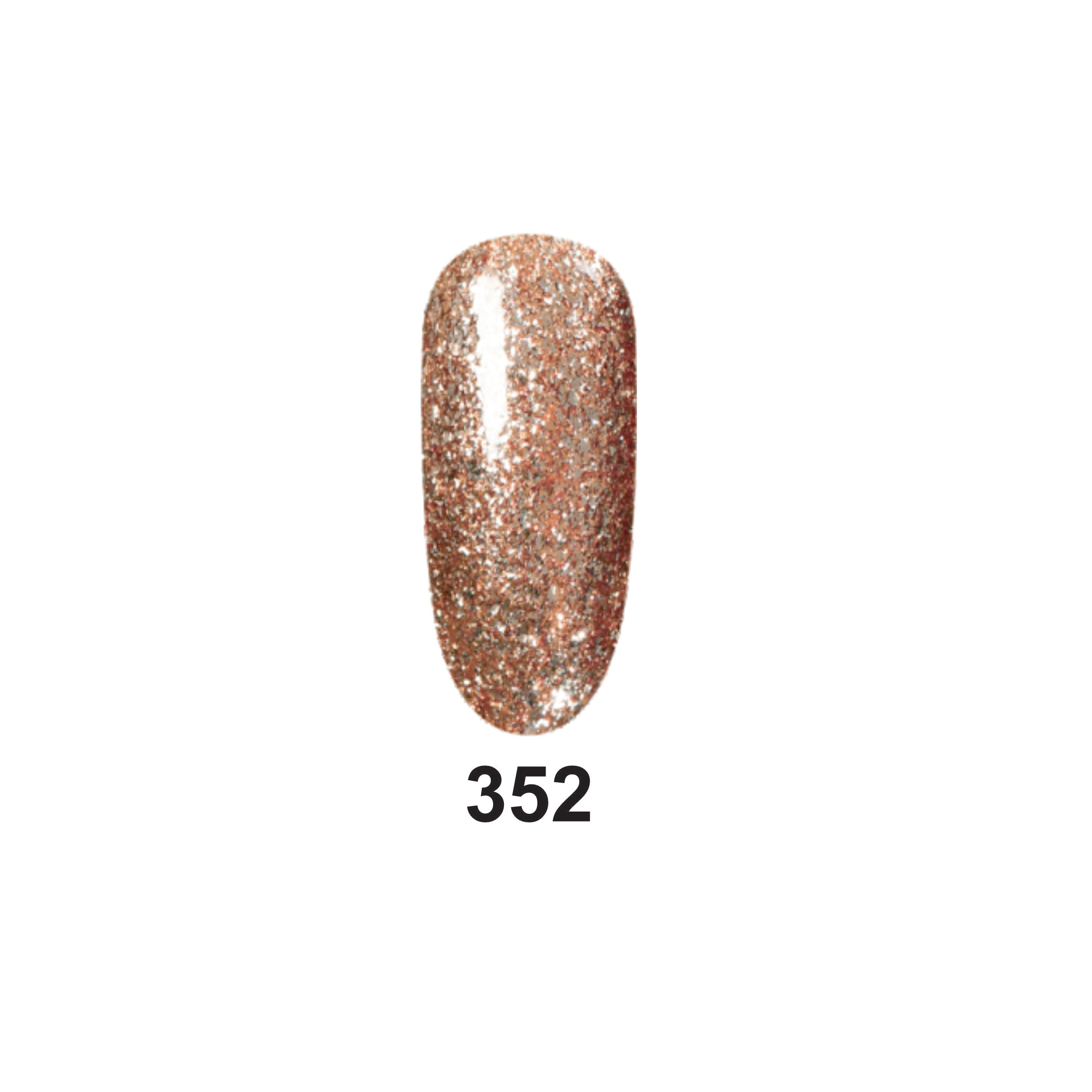 Shills Professional Luxury Platinum Gel Polish – High-Shine Glitter Finish, Long-Lasting Formula (Shade-352)